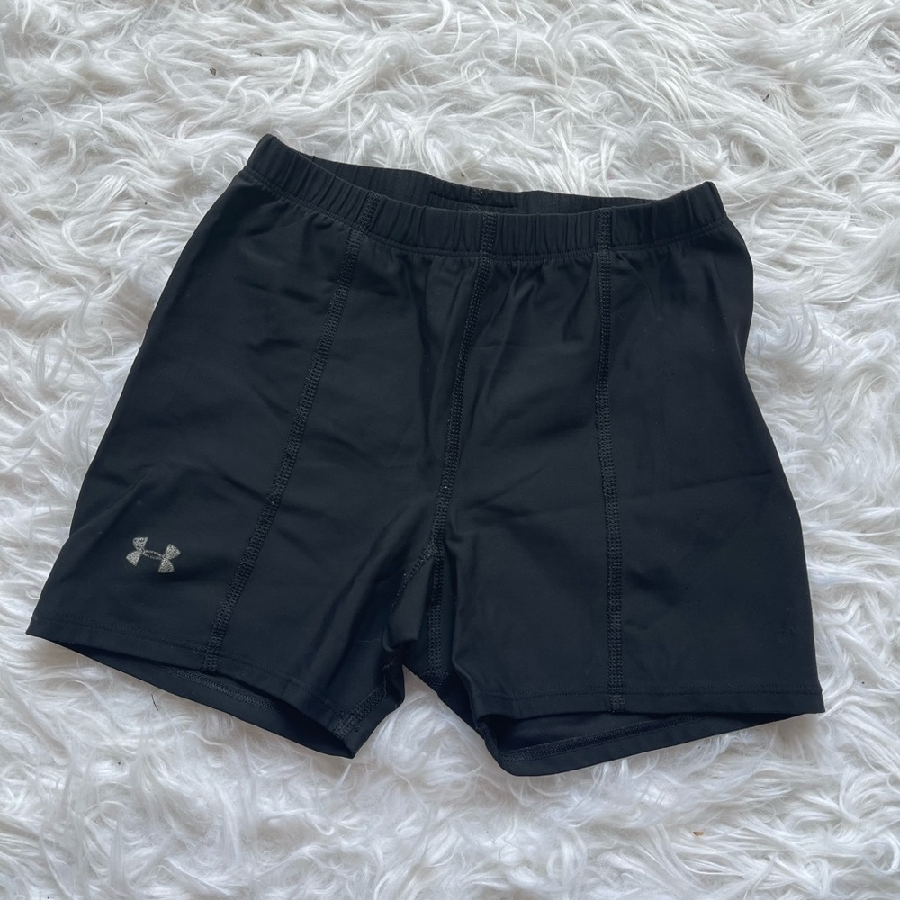 Under armour spandex shorts - black